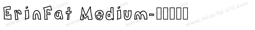 ErinFat Medium字体转换